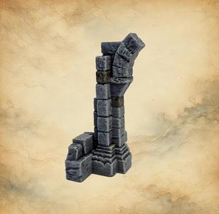 Ruine V3 C - fragment de mur