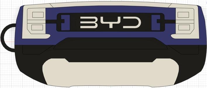 BYD Shark Keychain