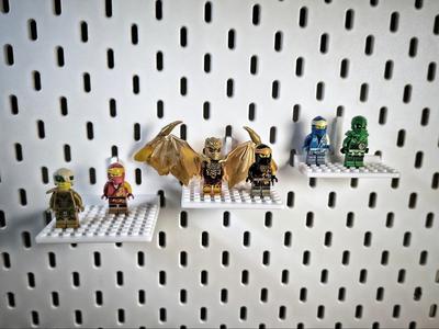 LEGOcompatible Shelves for Ikea Skadis - Set of 3