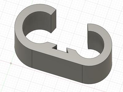 7mm - 6mm Cable Clip - Clip Cables together