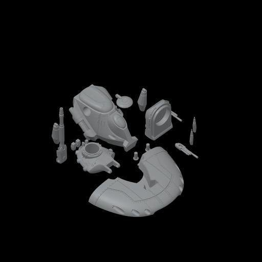 1:48 Scale Floating AAT Tank - 3D Print Files