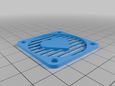 40x40 Heart fan grill ❤