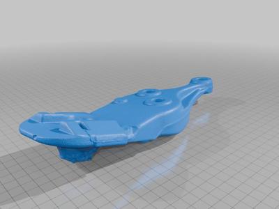 Efini (Mazda) RX-7 FD engine mount (alu) - 3D scan