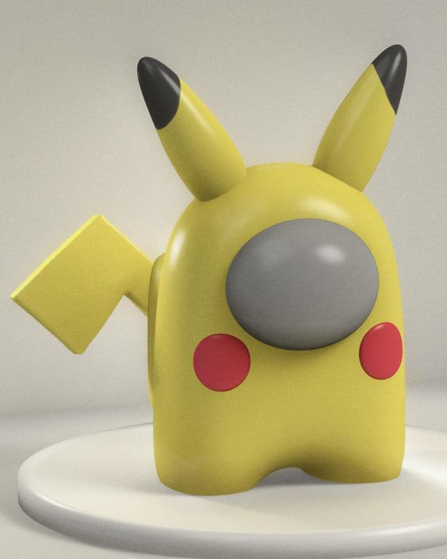 Pikachu - Among Us