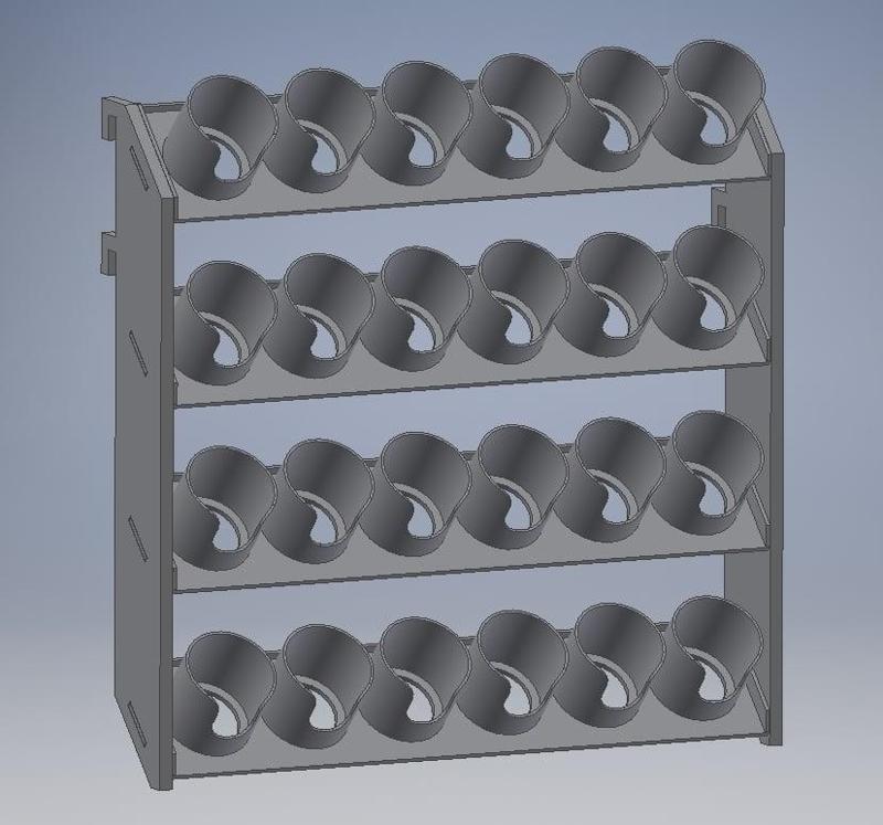 VALLEJO PAINT STAND FOR IKEA SKADIS