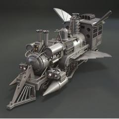 Jules Verne Train Locomotive 3D Printing Model | Assembly + Action