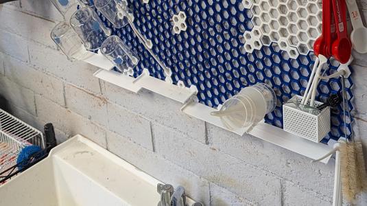 Honeycomb Walls Storage - Drip Tray - 10° Tilt