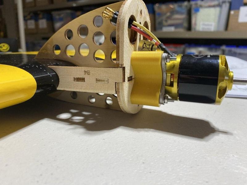 Parametric RC Plane Motor Mount