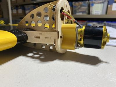 Parametric RC Plane Motor Mount