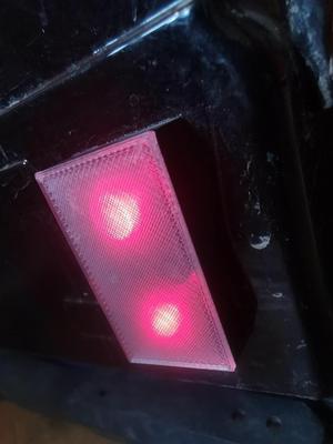 Modster Predator taillight cover / Rücklicht / Backlight / rear light / LED