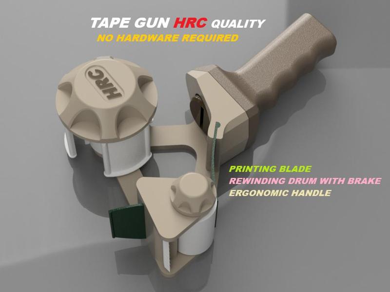 Tape Gun HRC quality, no hardware required