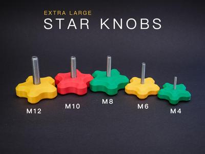 Extra Large Star Knobs