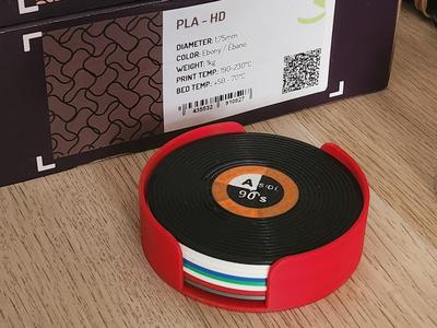 Vinyl Record Coaster