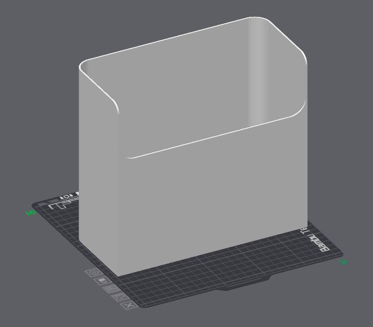 X-Large Rear Purge Bin X1C & P1S w/ Vibration Ft