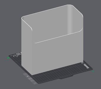 X-Large Rear Purge Bin X1C & P1S w/ Vibration Ft