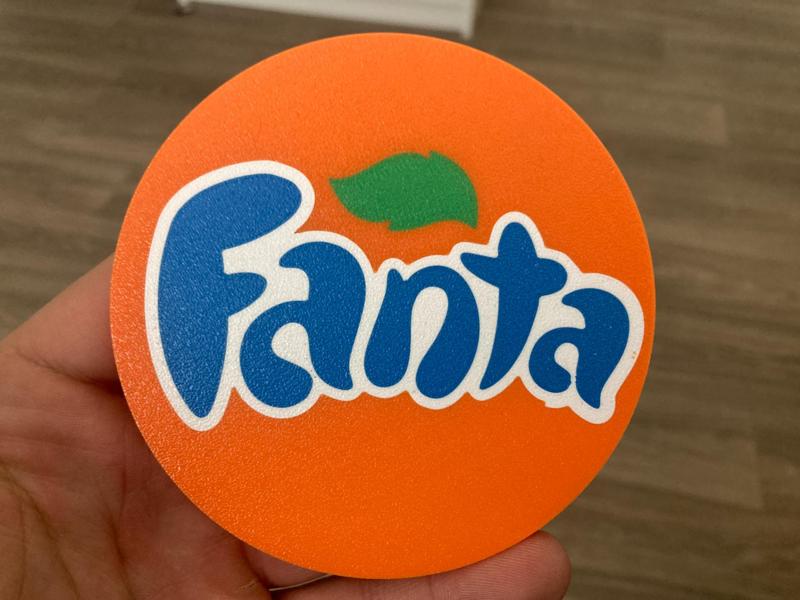 Fanta coaster