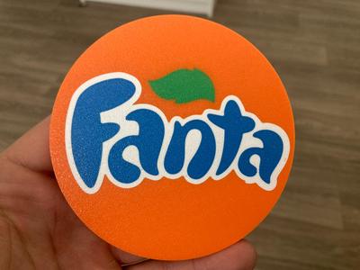 Fanta coaster