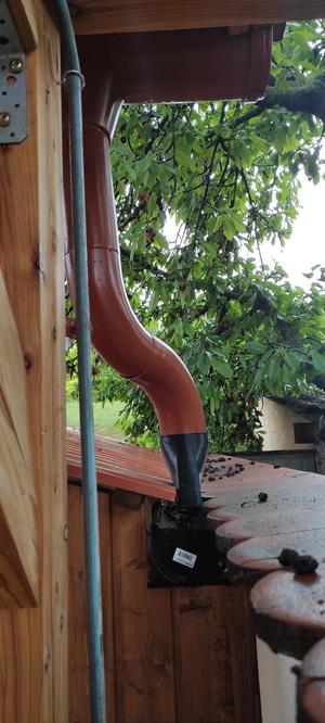 10 cm gutter adapter from vertical to horizontal gutter