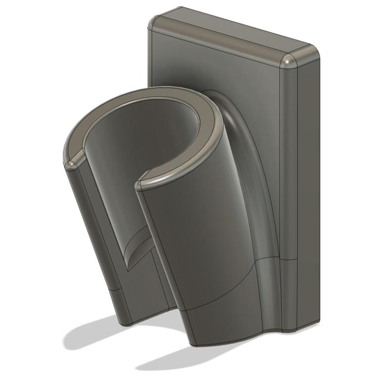 Removable shower holder