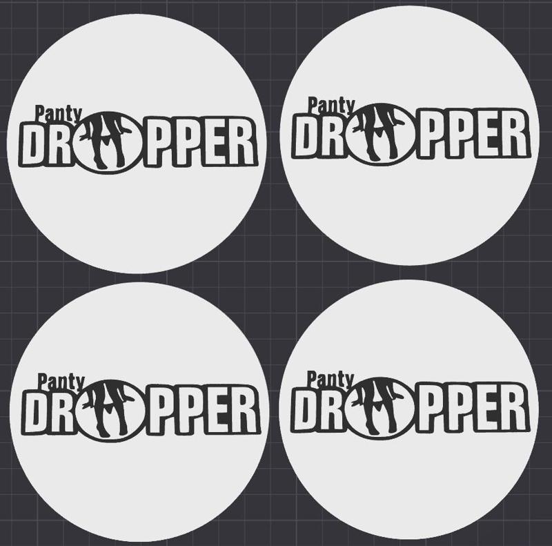Panty Dropper Coaster Untersetzer