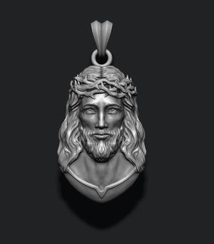 Jesus pendant v4