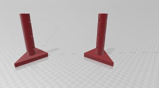 3D Printable Rabbit Hurdles Holder