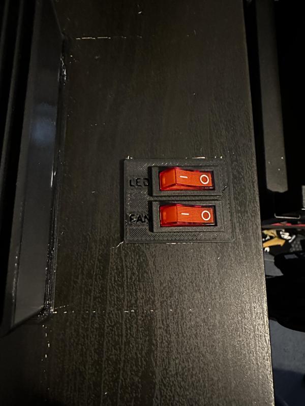 Ikea Lack Dual Toggle Switch Button Box