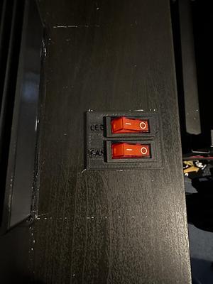 Ikea Lack Dual Toggle Switch Button Box