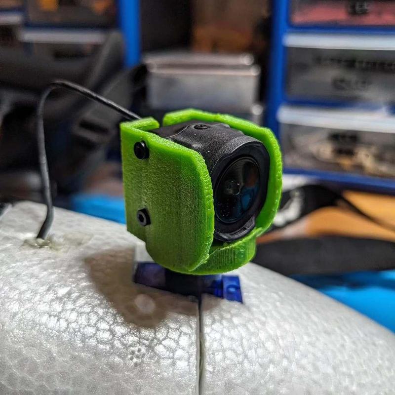 DJI O4 Pro Pan Servo Mount - TPU - with built in vibration damping