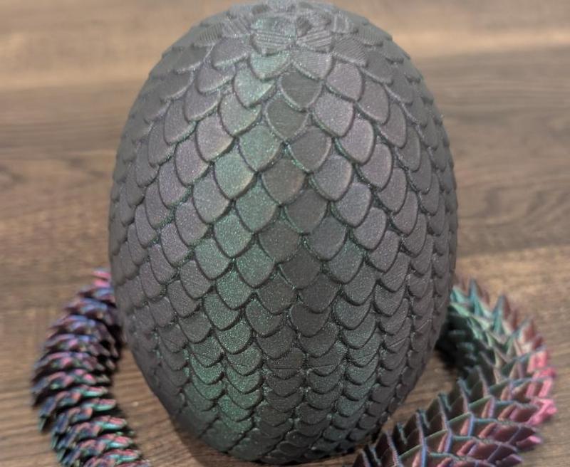 Snake Egg with Threads