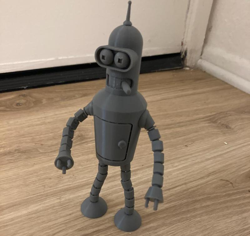 Bender Figurine (Modular, No Glue Required)