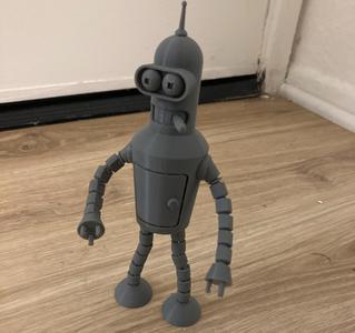 Bender Figurine (Modular, No Glue Required)