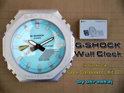G-SHOCK Wall Clock- for Clock Components Kit 011