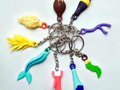 Eeveelutions Keychains! Pokemon Eevee Evolutions