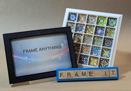 Customizable Frame - Photos, Tiles, Trading cards