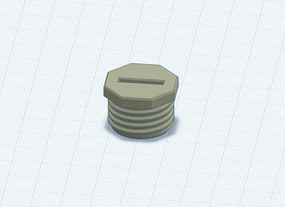 13 mm Big Thread, Coin Slot, Bolt
