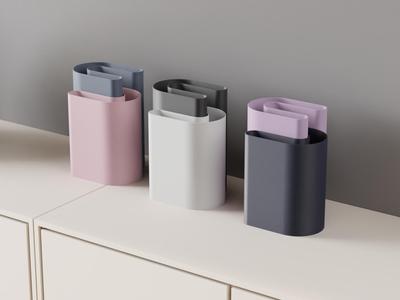 Modern Vase. Beautiful interlocking two part vase 
