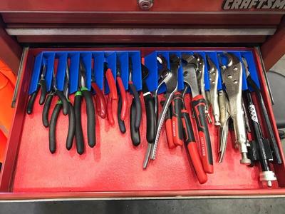 45° Pliers organizer