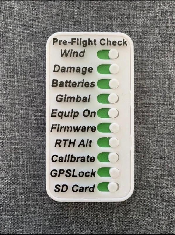 Drone Pre-Flight Checklist