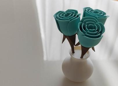 Roses & Vase  Mini Edition