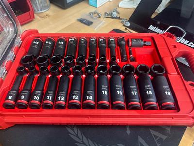 Milwaukee 3/8in 43PC Impact Socket Packout Insert