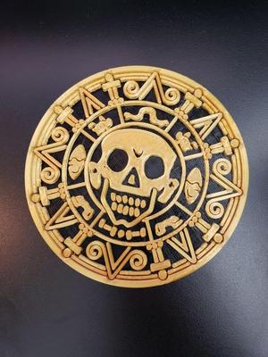 Aztec gold coin