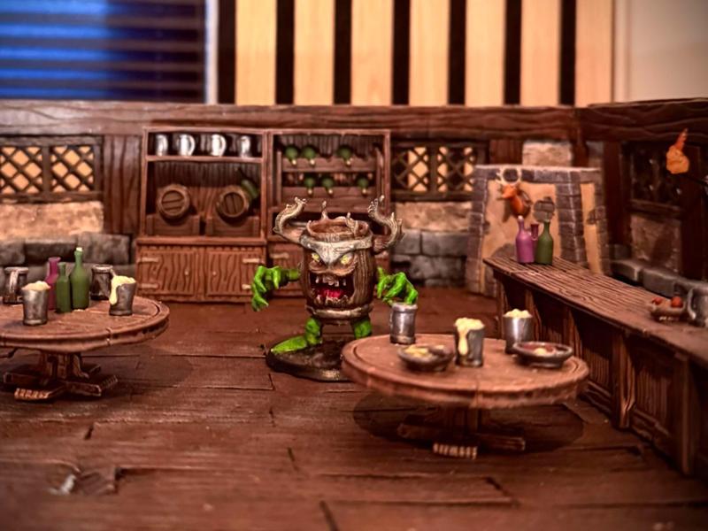 Barrel mimic - DND tabletop character