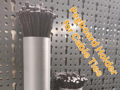 EU Pegboard Holder for Cable Ties