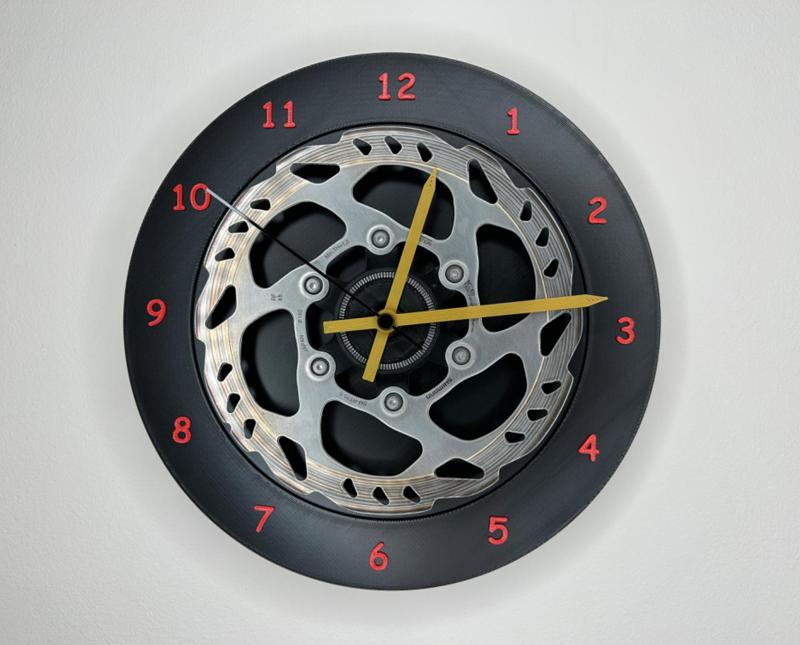 Shimano brake rotor clock
