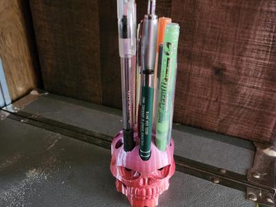 Skull Pen Holder