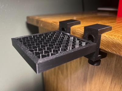 Desk extension clamp