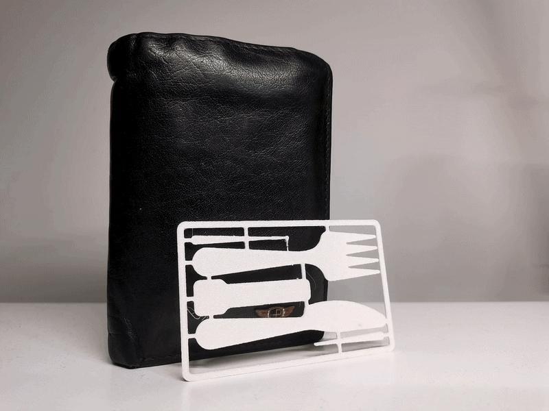 Credit Card Sized Cutlery