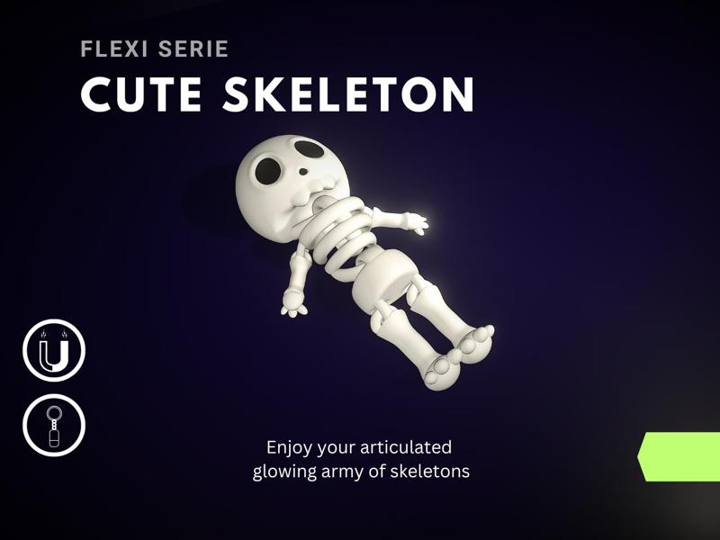 Flexi Skeleton – Fun and Spooky Articulated Fidget