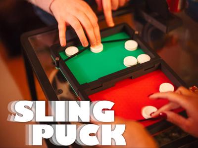 Sling Puck: Portable Party Game - Folding Board!!